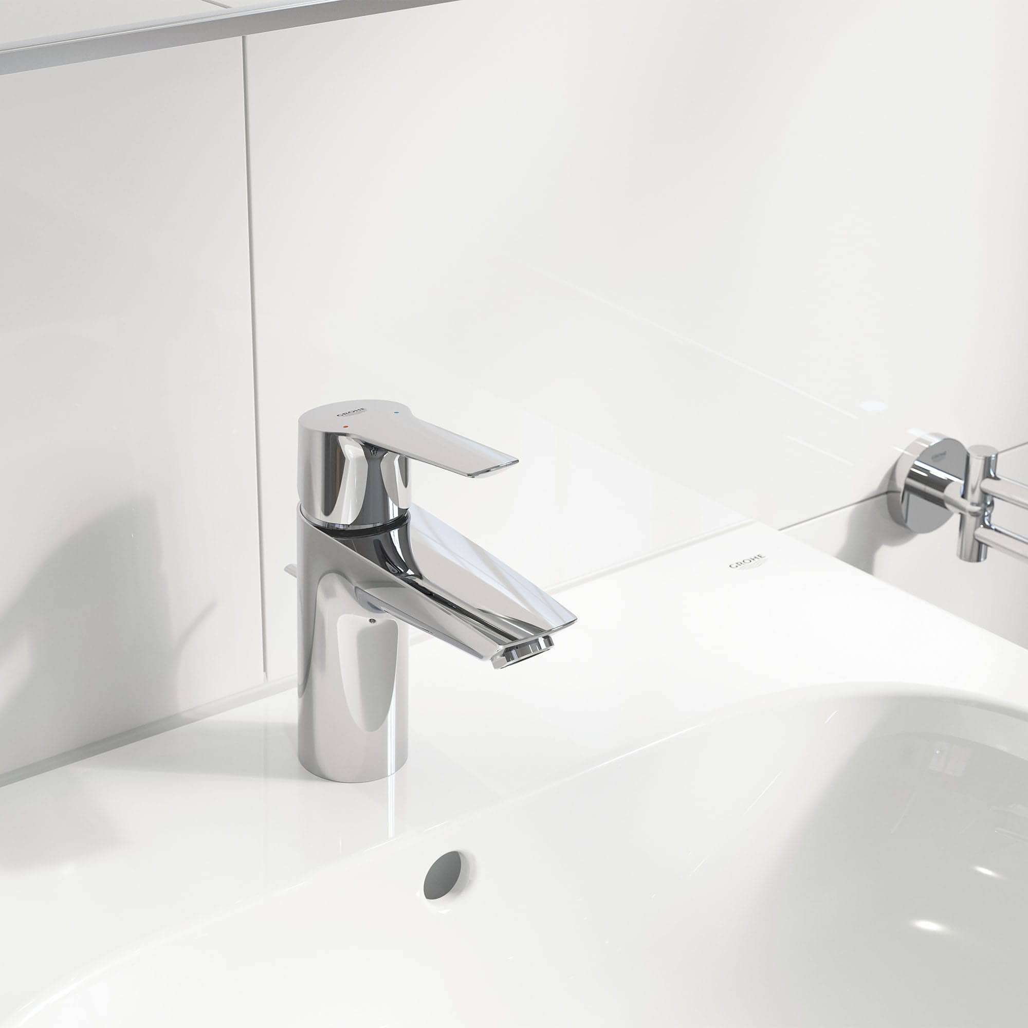 Single Hole Single-Handle S-Size Bathroom Faucet 4.5 L/min (1.2 gpm)