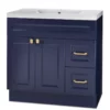 canvas langford 36 vanity double doors two draws navy 34089a84 4dd4 4675 8cd3 4f105bff743a Taps Depot Ltd.