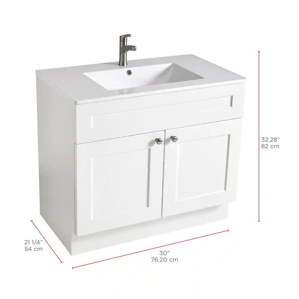 canvas milford 36 vanity double doors white 4bd21a93 8735 4fc6 bed9 7acd49751f55 Taps Depot Ltd.