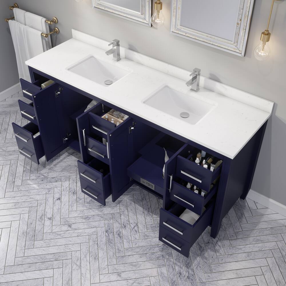 jake 75 in vanity power bar and organizer navy blue b3304862 bf88 4ef7 9999 a8ee803a9c7e Taps Depot Ltd.