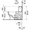 Duravit 212051 Starck 3 One Piece Toilet For SensoWash 4 Taps Depot Ltd.