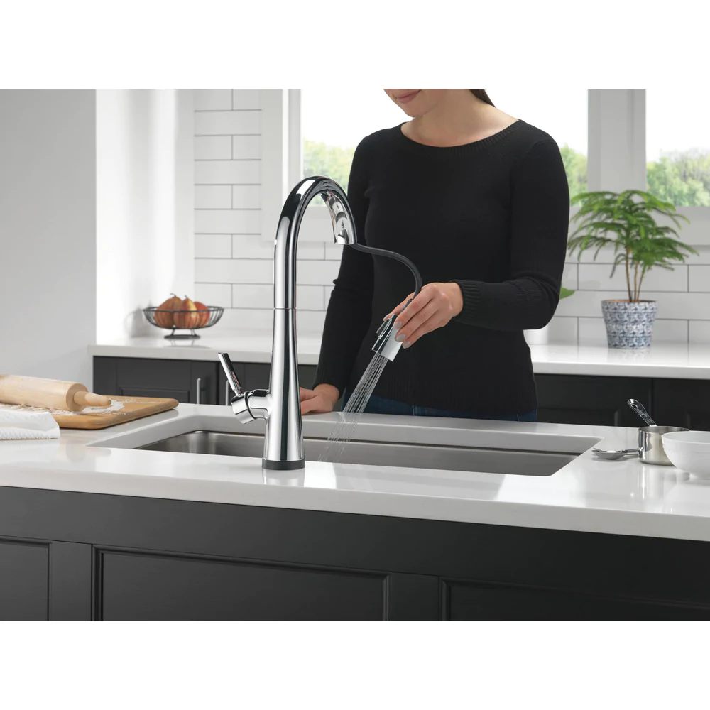 DELTA MONROVIA TOUCH KITCHEN FAUCET WITH PULLDOWN SPRAY