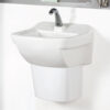 Contrac Hygienic 20 Wall Mount Sink with Shroud 1 Canada Taps Depot Ltd.