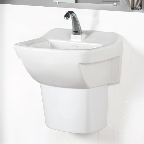 Contrac Hygienic 20 Wall Mount Sink with Shroud 1 Canada Taps Depot Ltd.