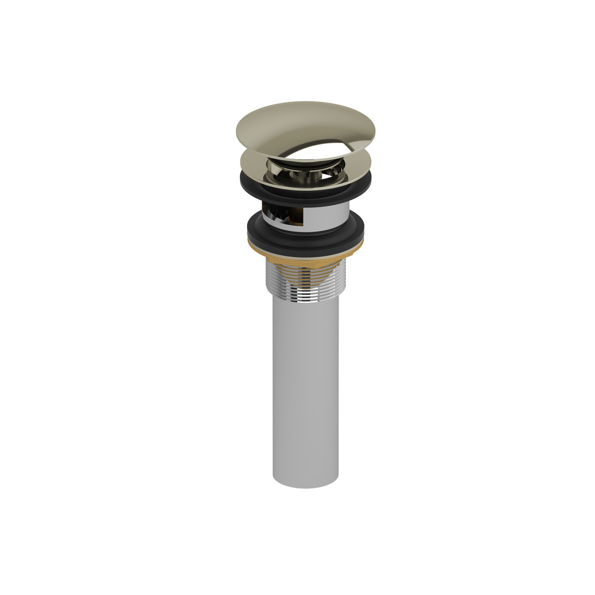 Riobel Push Drain With Overflow - Polished Nickel