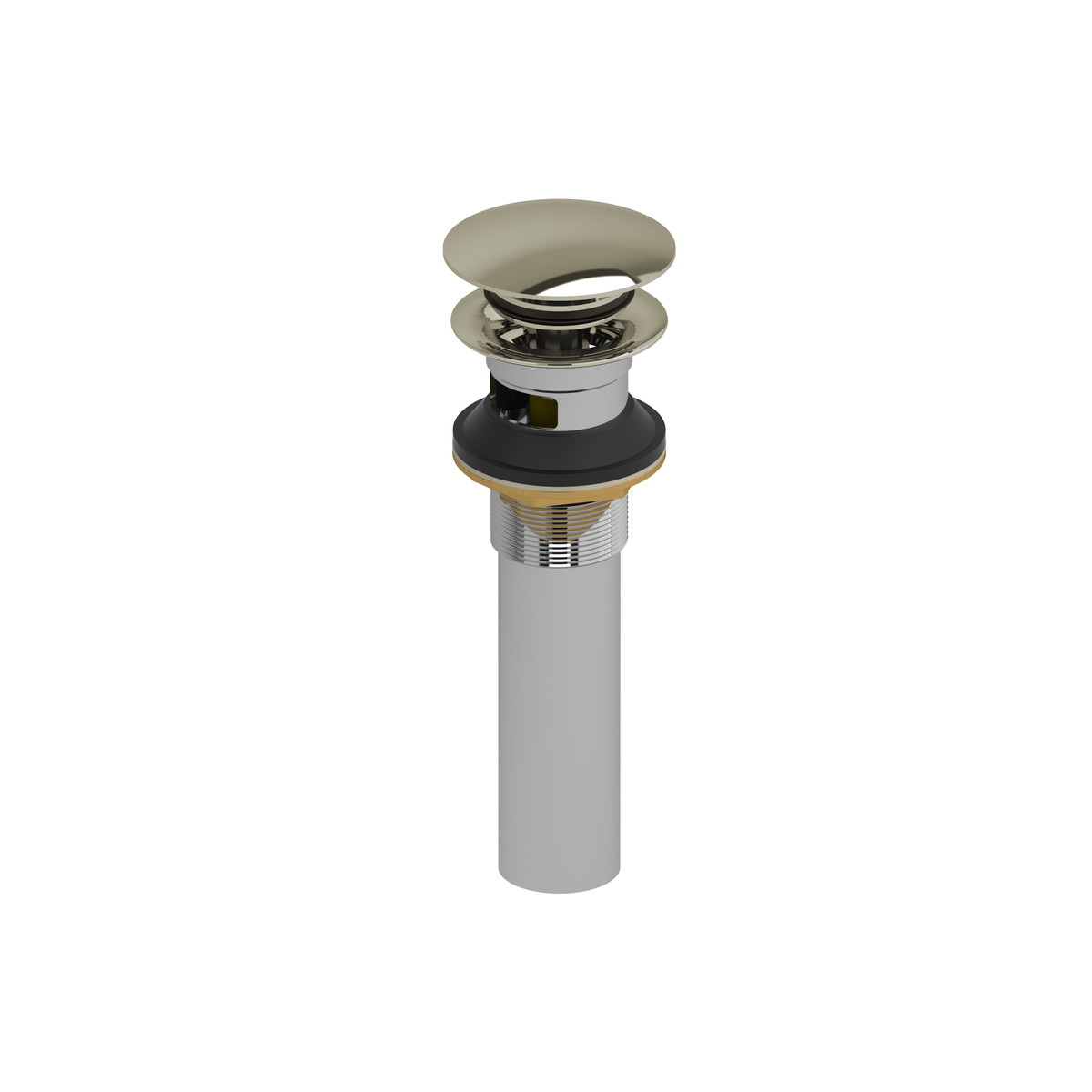 Riobel Push Drain With Overflow - Polished Nickel