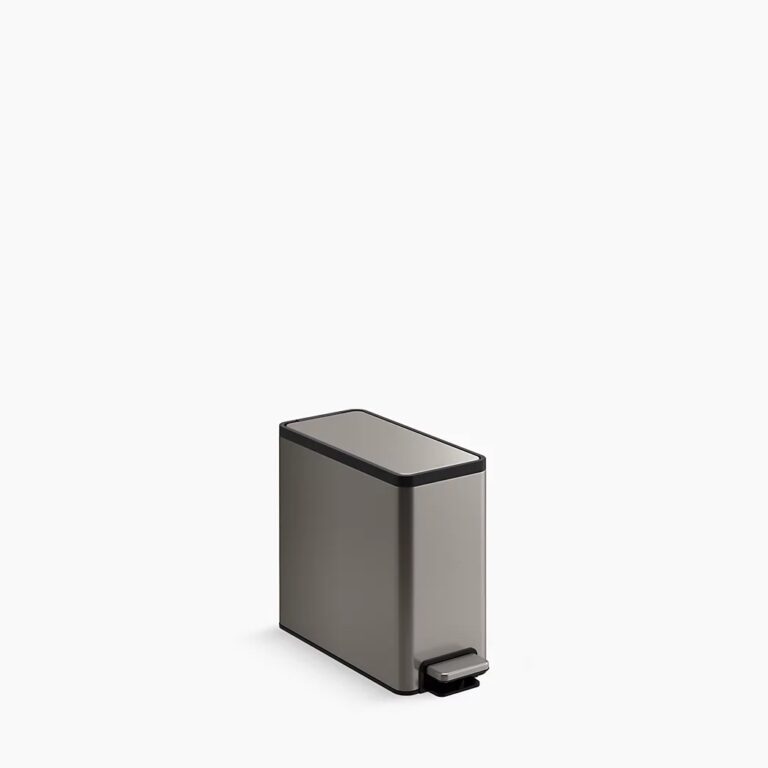 KOHLER 2.5-gallon slim step trash can