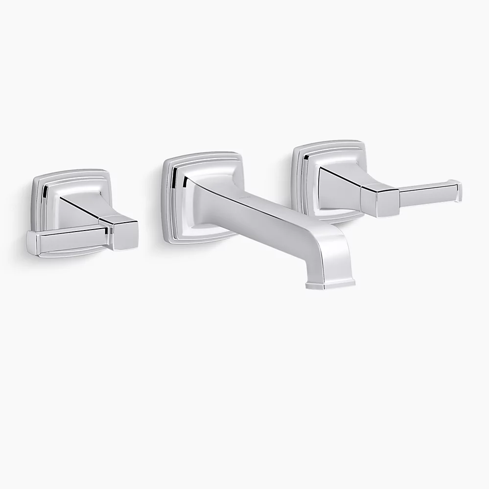 KOHLER Riff® Wall-mount bathroom sink faucet trim, 1.2 gpm