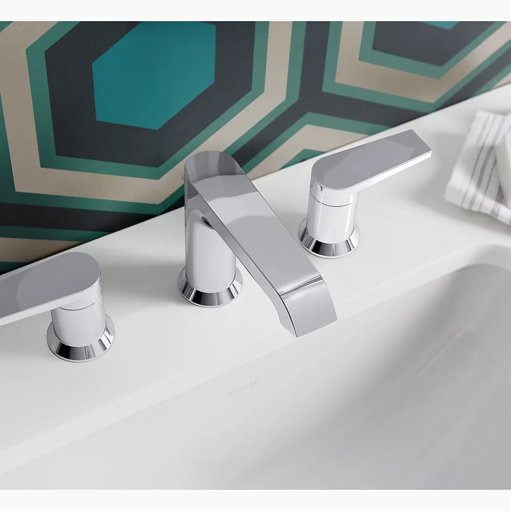 KOHLER Hint® Widespread bathroom sink faucet, 1.2 gpm
