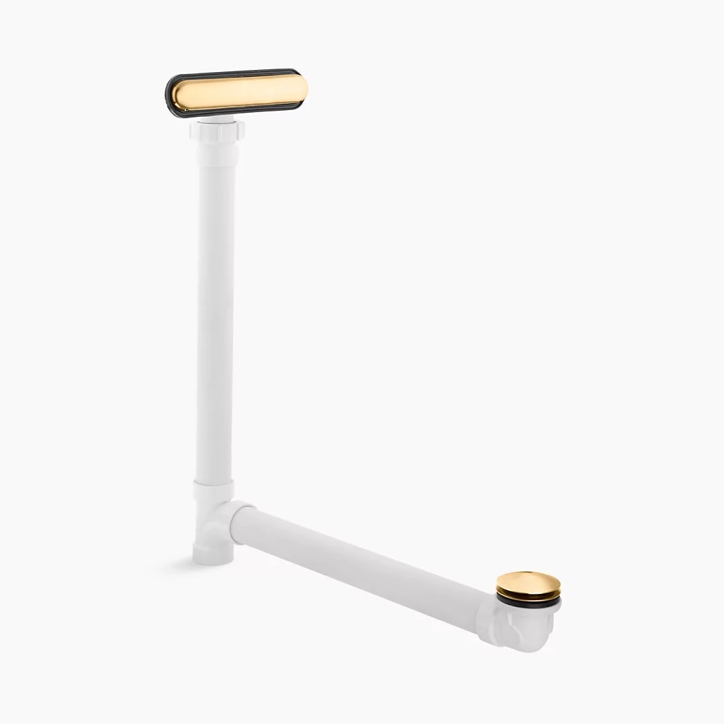 KOHLER Clearflo Slotted overflow bath drain - Vibrant Brushed Moderne Brass