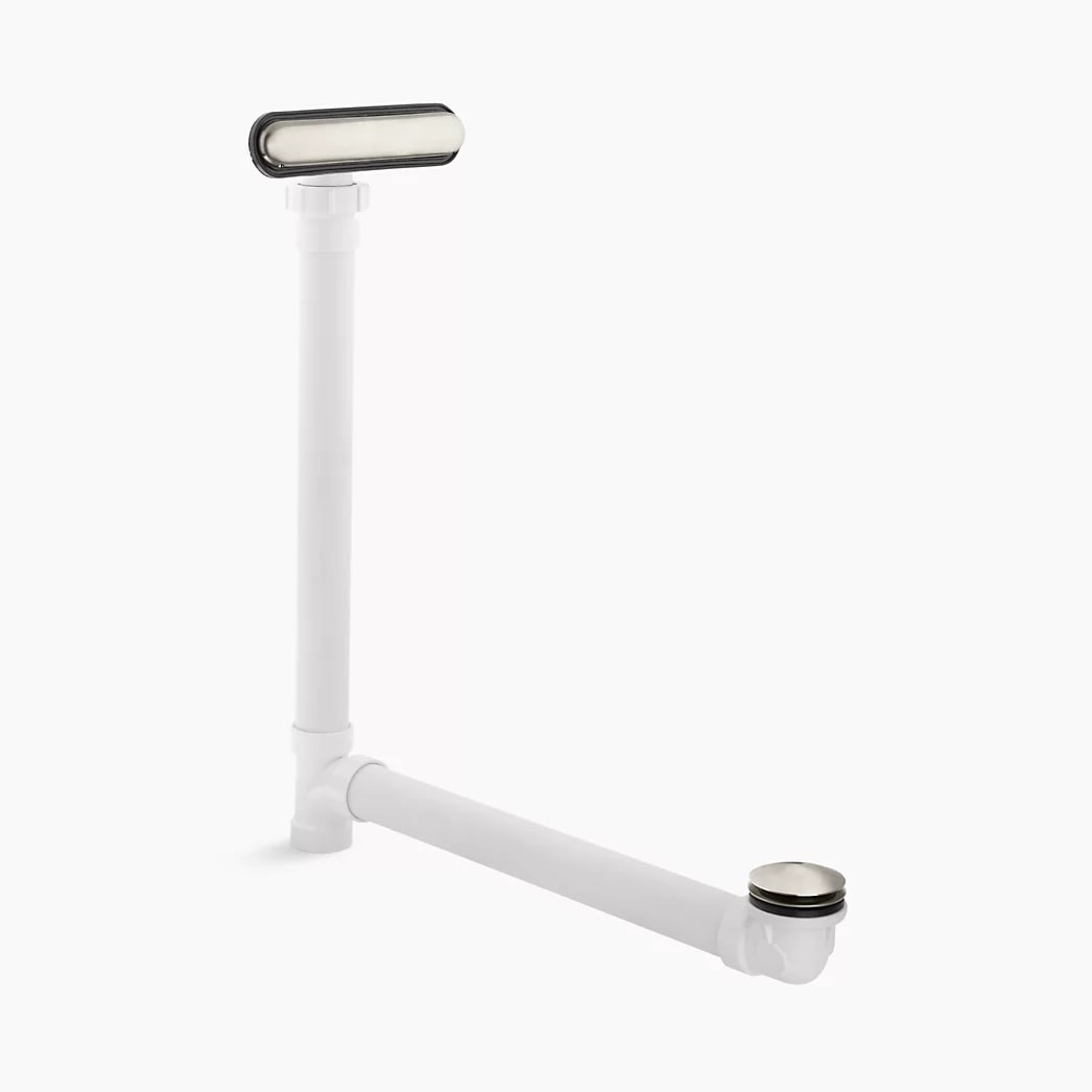 KOHLER Clearflo Slotted overflow bath drain - Vibrant Brushed Nickel