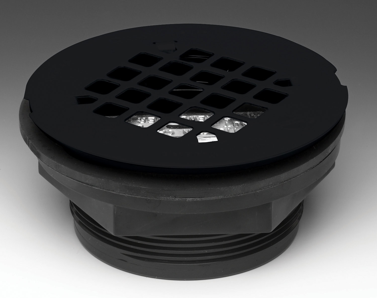 FLEURCO Shower Base ABS  Floor Drain - Matte Black