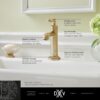 68376 DXV Oak Hill Single Handle Faucet D35155100 Infographic 1 original Taps Depot Ltd.