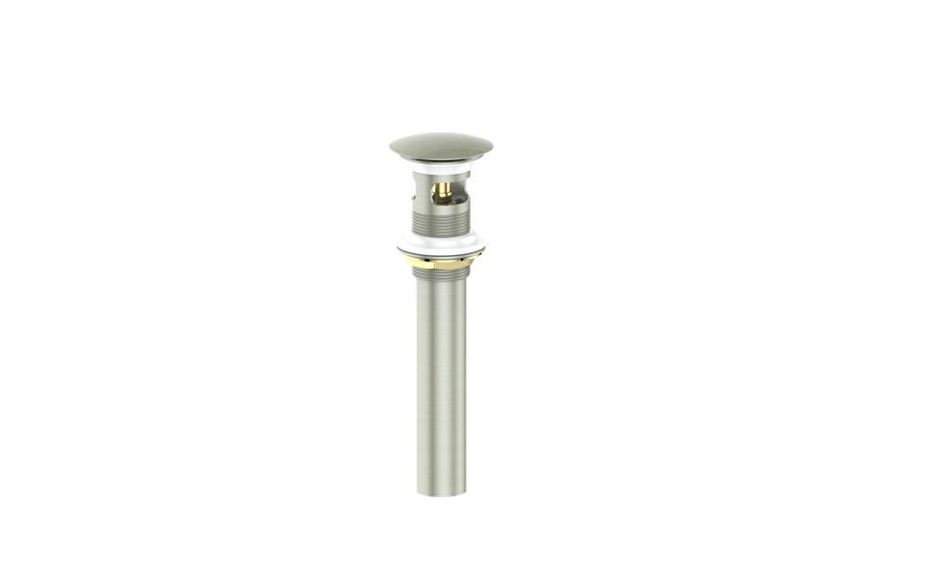VOGT BATHROOM POP-UP DRAIN WITH OVERFLOW - Brushed Nickel