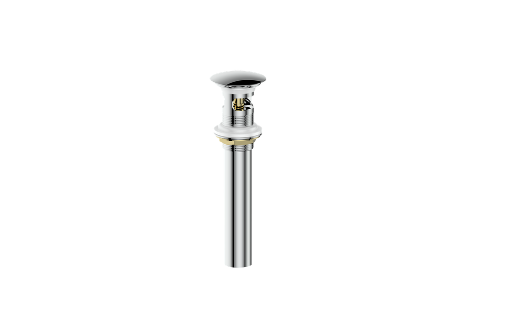 VOGT BATHROOM POP-UP DRAIN WITH OVERFLOW - Chrome