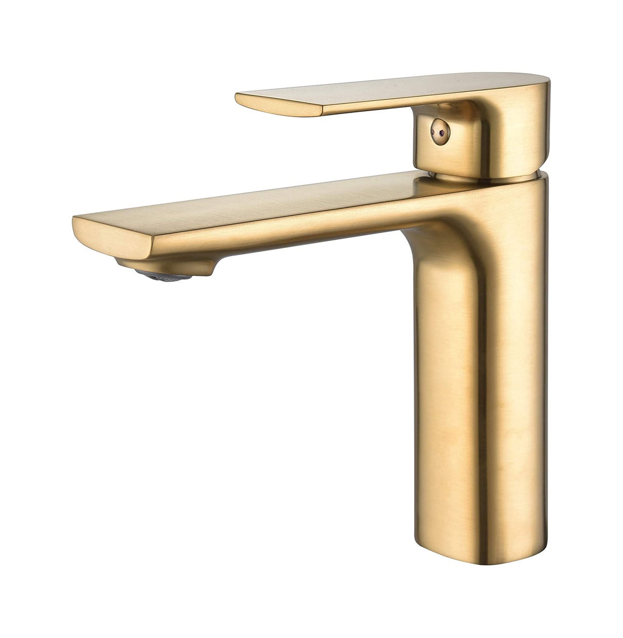 RUBY CANADA TIMELYSS SINGLE HOLE BATHROOM FAUCET - Brushed Gold