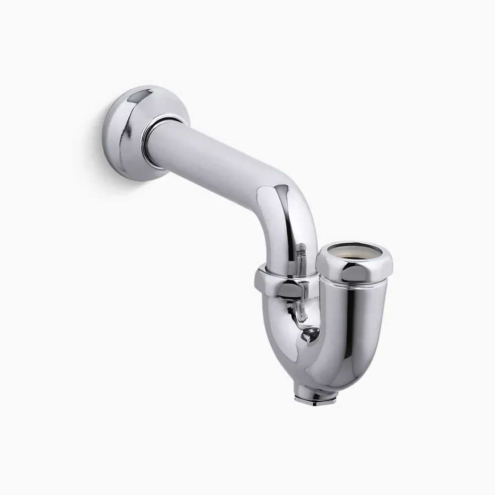 KOHLER Adjustable P-trap with tubing outlet, 1-1/2" x 1-1/2" - Polished Chrome