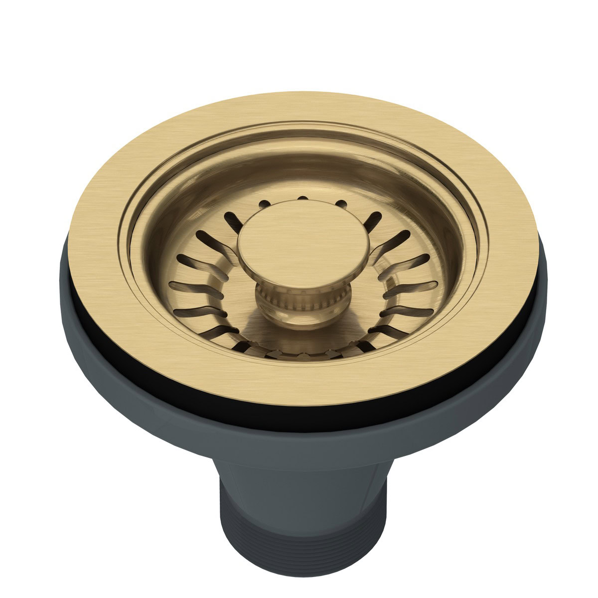 ROHL CANADA Basket Strainer Without Remote Pop-Up - Antique Gold