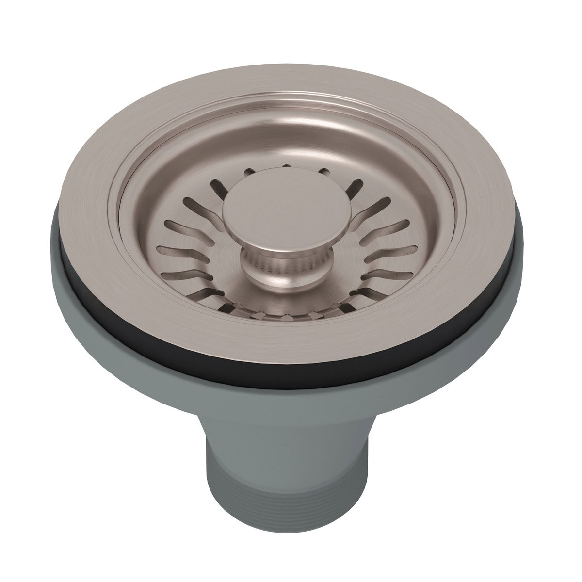 ROHL CANADA Basket Strainer Without Remote Pop-Up - Satin Nickel