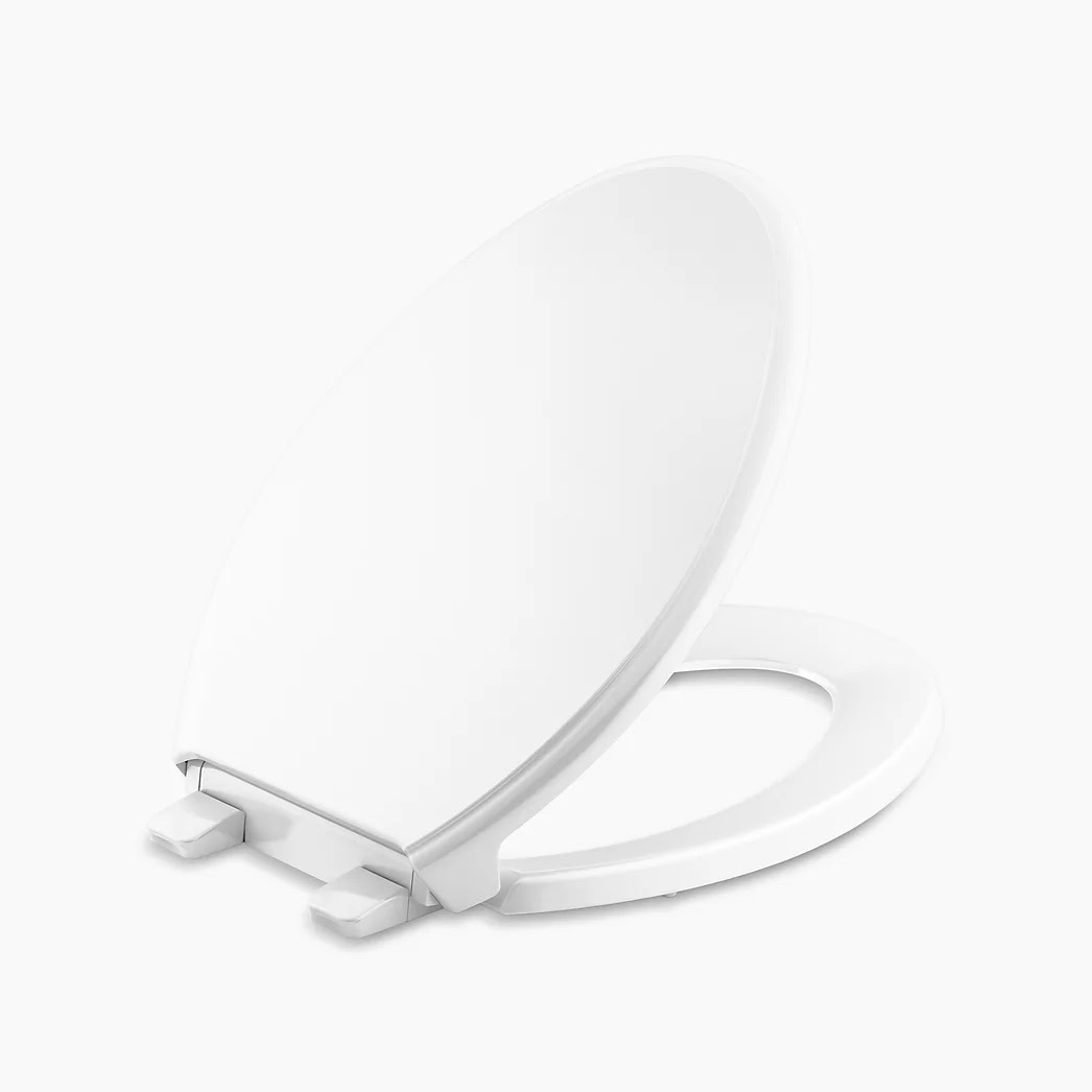KOHLER Glenbury™ ReadyLatch® Quiet-Close™ elongated toilet seat - White