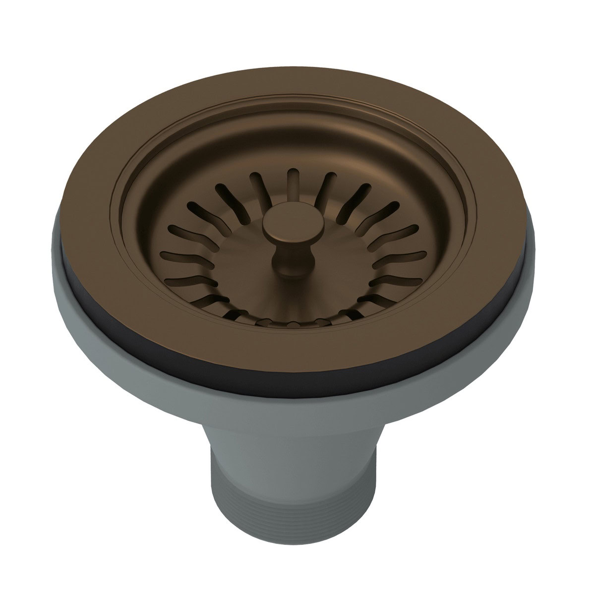 ROHL CANADA Manual Basket Strainer Without Remote Pop-Up - English Bronze