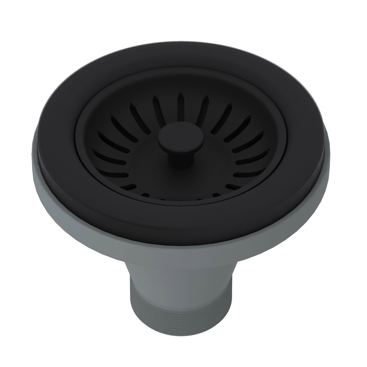ROHL CANADA Manual Basket Strainer Without Remote Pop-Up - Matte Black