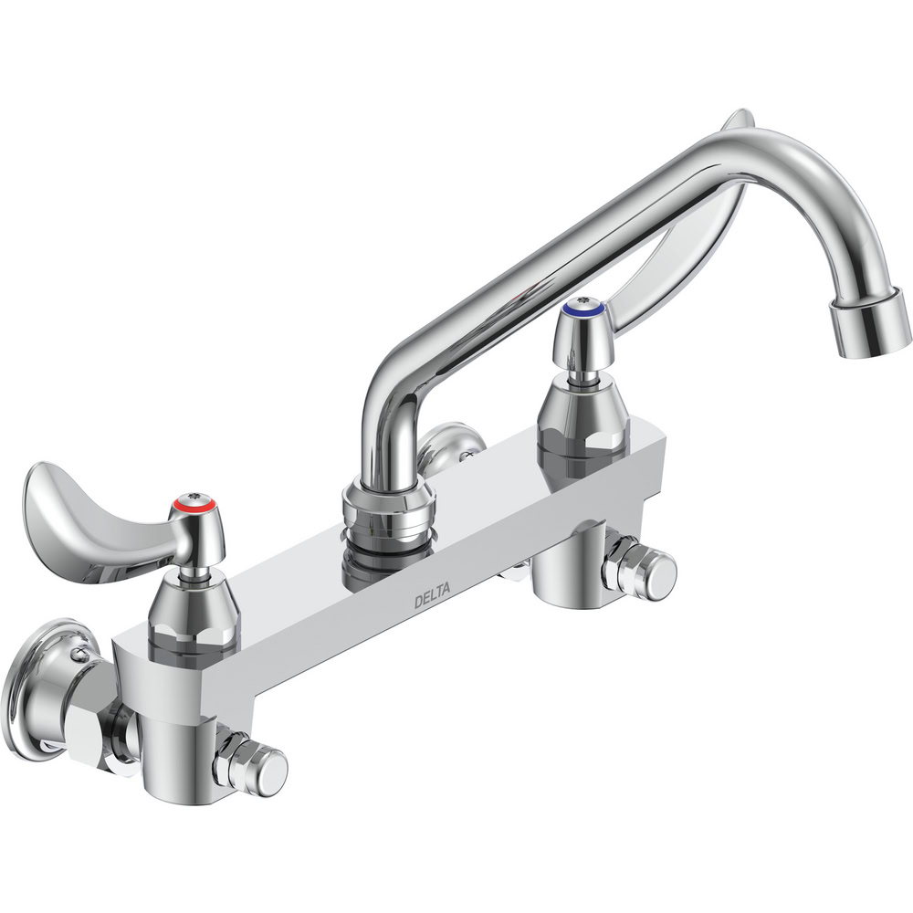 DELTA Two Handle 8 In Wallmount Service Sink Faucet