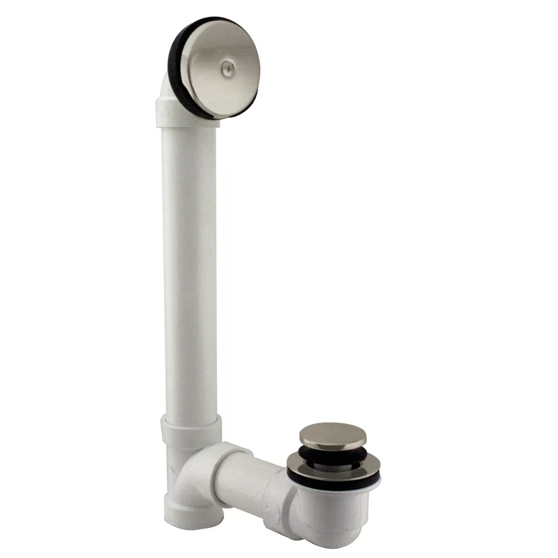 WATCO POP-UP DRAIN AND BATHTUB OVERFLOW  IN ABS - Brushed Nickel