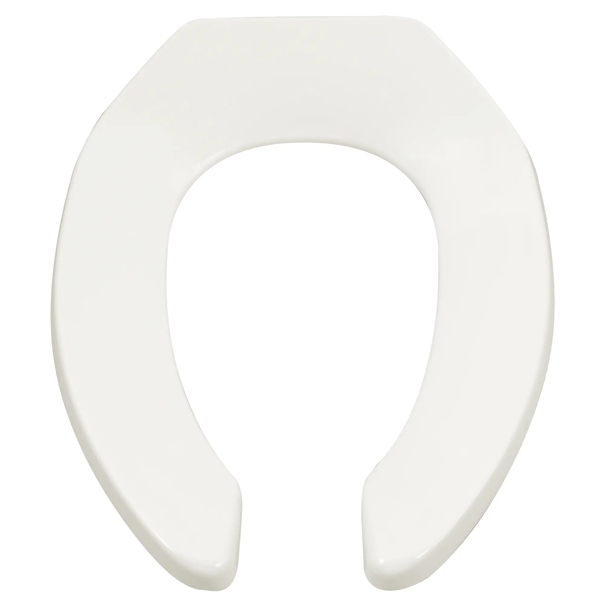 American Standard Commercial Heavy Duty Open Front Elongated Toilet Seat with EverClean® Surface - White