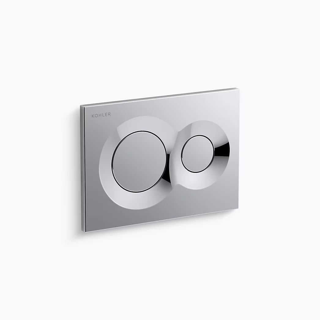 KOHLER Lynk® Flush actuator plate for 2"x 4" in-wall tank and carrier system - Polished Chrome