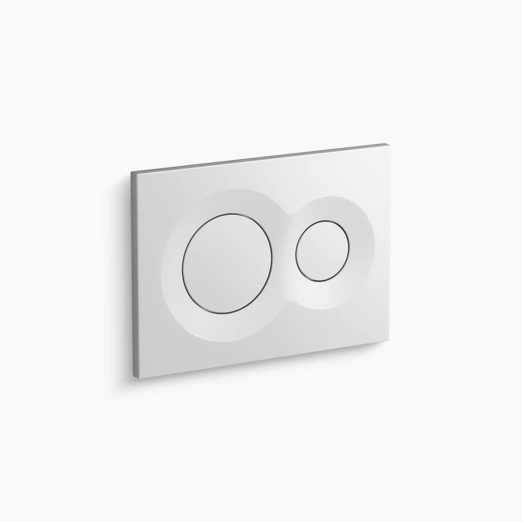 KOHLER Lynk® Flush actuator plate for 2"x 4" in-wall tank and carrier system - White