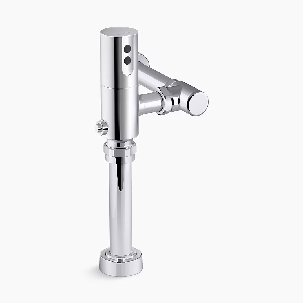KOHLER Mach® Tripoint® Touchless toilet flushometer, DC-powered, 1.28 gpf - Polished Chrome