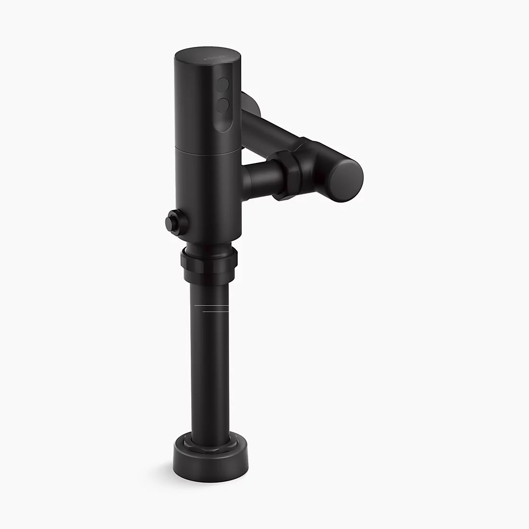 KOHLER Mach® Tripoint® Touchless toilet flushometer, DC-powered, 1.28 gpf - Matte Black