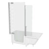 TD16030TTDL0Z 1 Zitta Bathtub Duett Showerdoor Alcove TAPS DEPOT.LTD