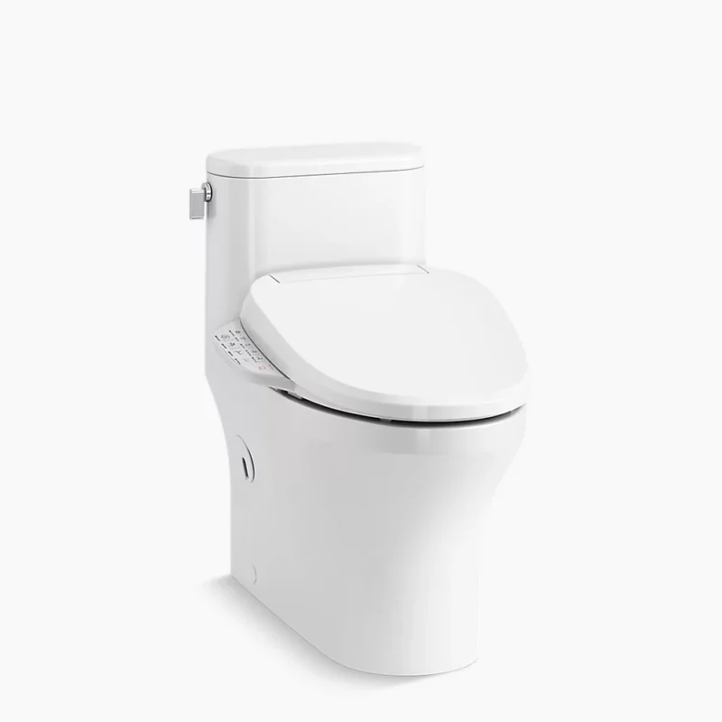 KOHLER Spacity™ Hidden cord one-piece compact elongated toilet