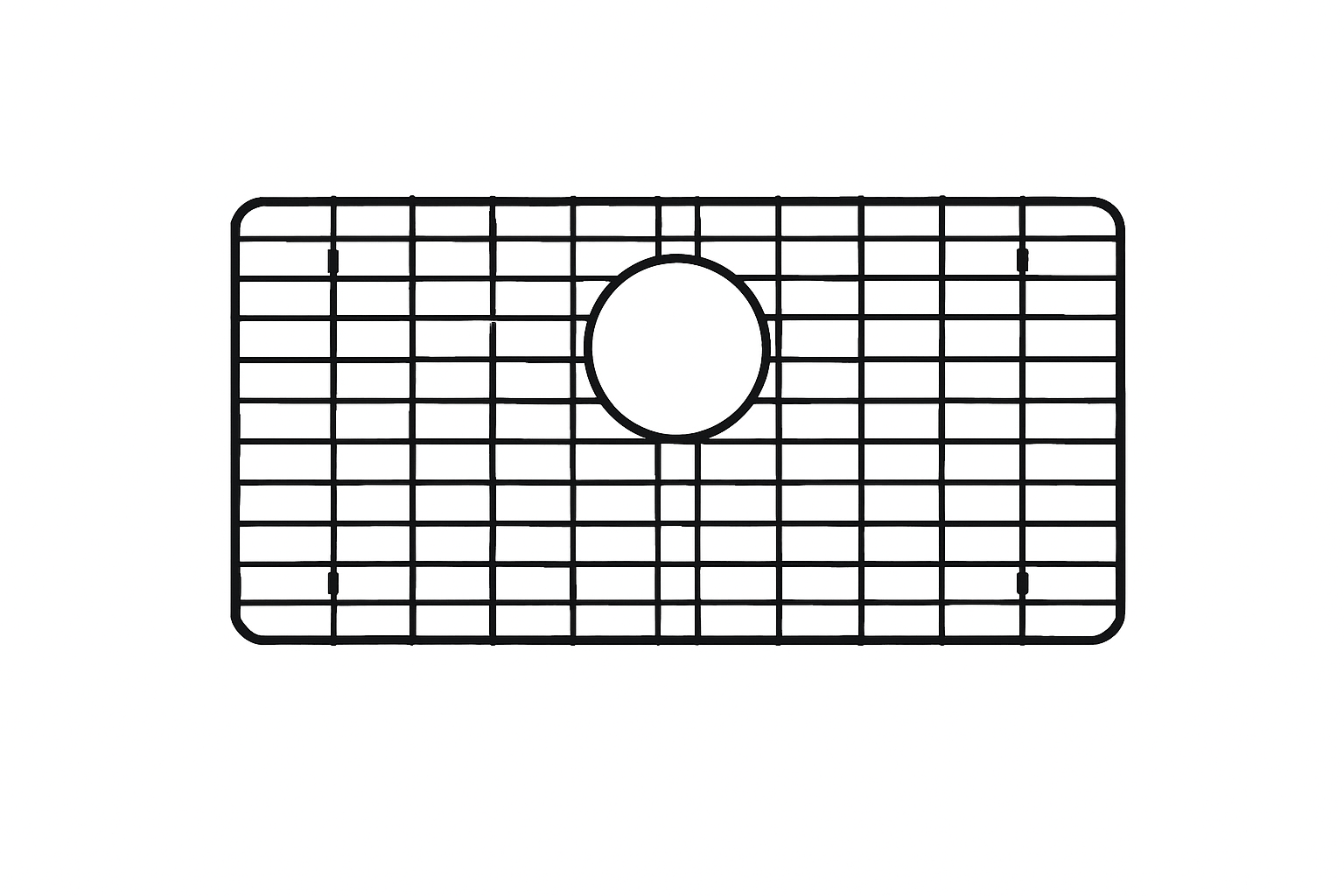 BOSCO CANADA Sink Grid for Kitchen Sink Model 242133 - Black