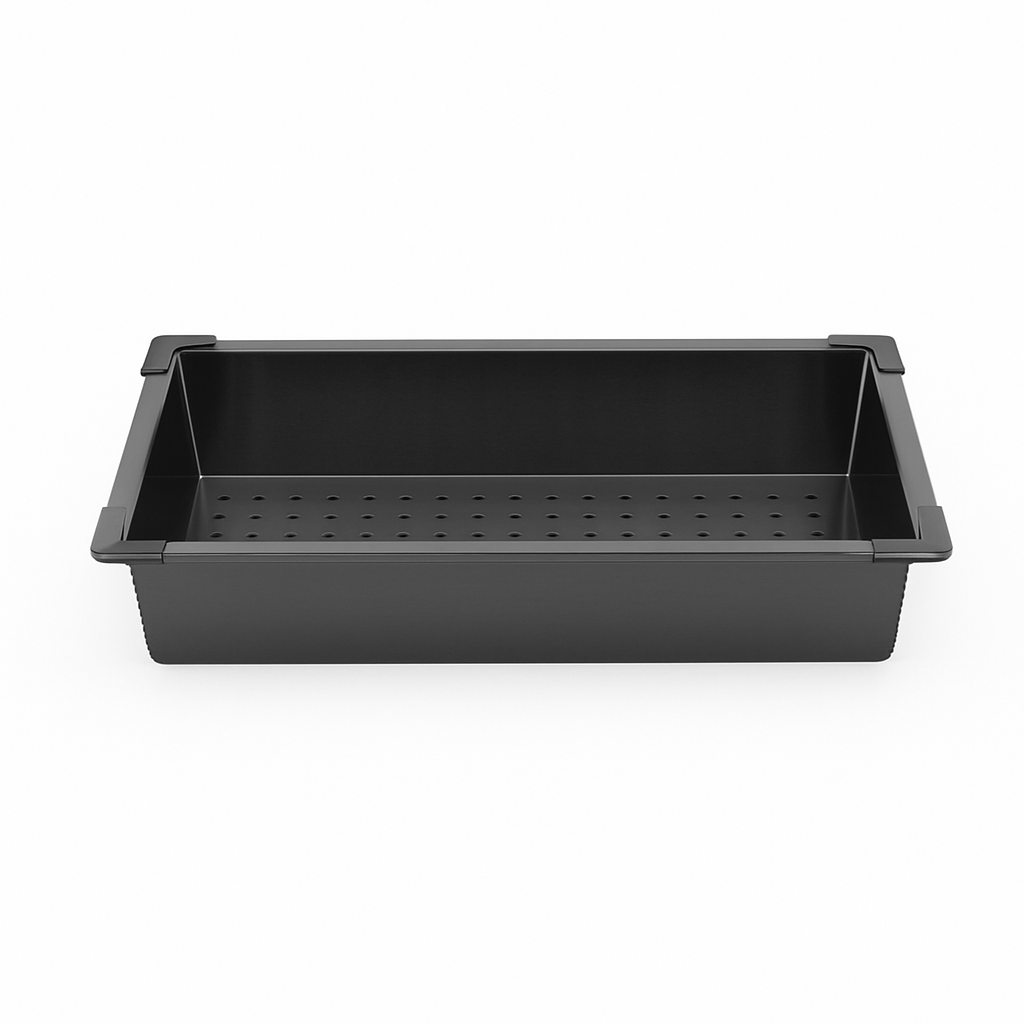 BOSCO CANADA Stainless Steel  Kitchen Sink Colander - Black