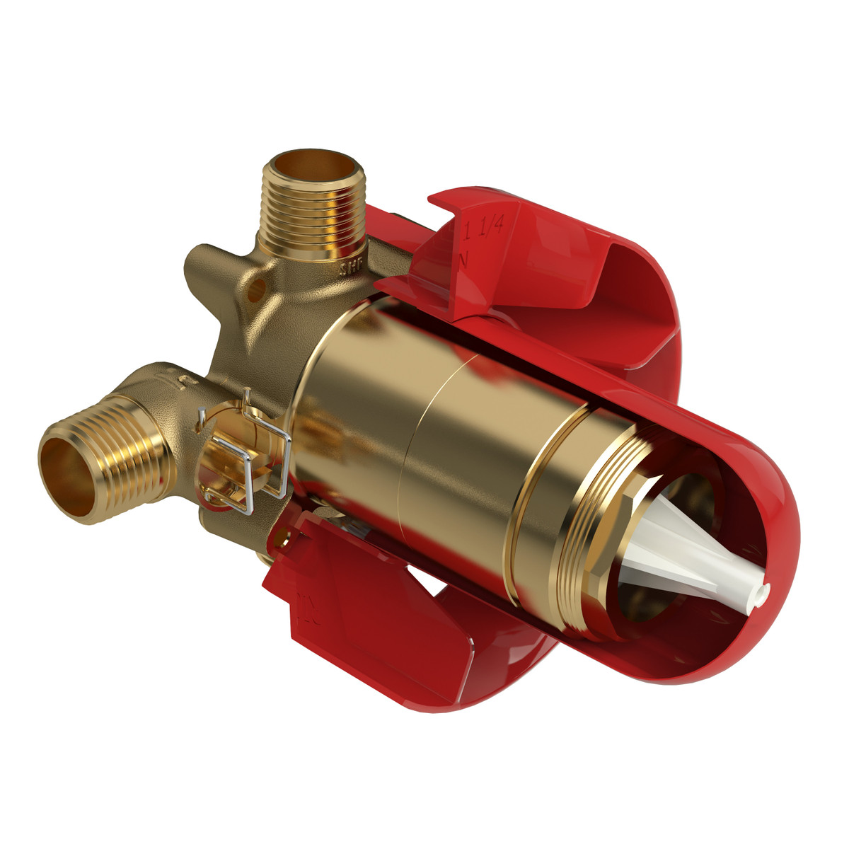 Riobel Pressure Balance Rough-in Valve with 1 Function - Unfinished with outlet and inlet EXPANSION PEX